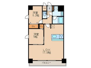 トレヴィ高岳の物件間取画像